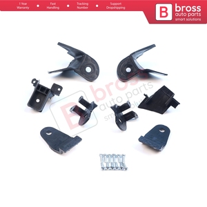 Support de fixation de phare BHL554+BHL555, kit de réparation avec languettes, côté gauche et droit, pour Symbol MK3 Facelift 2017-actuel 260609154R 260102037 - Product Image 2