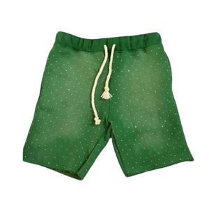 Nuevos shorts para hombre con lavado ácido, shorts personalizados 100% algodón French Terry, lisos, de tela gruesa, con pedrería, a precio económico. - Product Image 1