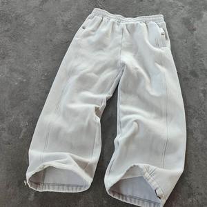 Pantalons de survêtement en molleton français en coton lourd personnalisé pour hommes, jambes droites - Product Image 1