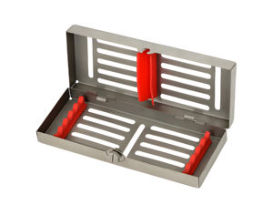 Cassette de Esterilización para Instrumentos Dentales de Acero Inoxidable, Fuente de Alimentación Manual, Bandeja Quirúrgica de Alta Calidad de 6 Piezas - Product Image 2