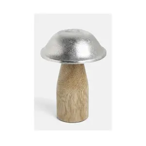 하이 퀄리티 디자인 캐스트 알루미늄 장식 버섯 홈 장식 조각 인도에서 금속 버섯 공급 업체