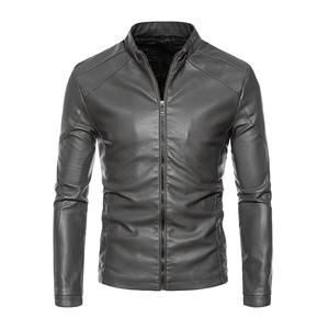 Veste en cuir en peau de mouton pour hommes de haute qualité personnalisée en gros col montant différents Styles couleurs cuir enduit - Product Image 3