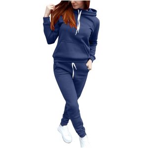 Chándal de entrenamiento de dos piezas de poliéster de alta calidad para mujer, chaqueta con cremallera estampada y pantalón de correr, precio al por mayor - Product Image 1