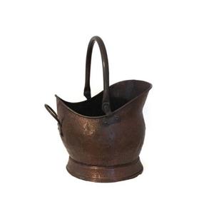 High-quality Copper <b>Coal</b> Bucket with Timeless Vintage Style & Designed to Hold <b>Coal</b> by the Fireplace and Enhance the Room - Product Image 1