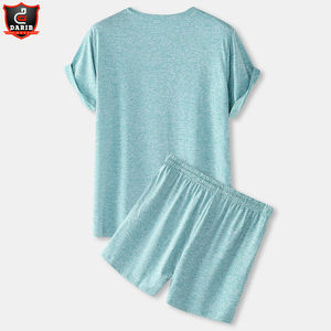 2025 nouveau Design décontracté hommes survêtement ensemble été survêtement pour hommes vêtements Jogging ensembles survêtement vêtements de sport coton respirant - Product Image 5