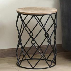 Craft-Mesa auxiliar de esquina de metal para mesa de centro, mesa de esquina para sala de estar - Product Image 1