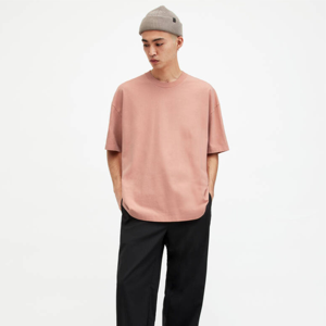 Camiseta Unisex de gran tamaño transpirable de algodón 100% de peso pesado para hombre, camiseta en blanco personalizable por sublimación Lisa personalizable - Product Image 1