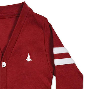 Suéter marrón con bordado personalizado y colores Suéter cárdigan de punto para la Fraternidad de la Hermandad Suéter universitario Unisex - Product Image 3