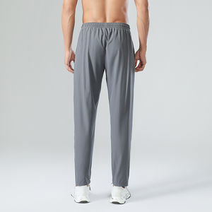 กางเกงวอร์มกีฬากลางแจ้งสำหรับผู้ชาย  แบบสวมใส่สบาย สีพื้น  แต่งซิปที่ข้อเท้า  สามารถสั่งตัดได้ - Product Image 3