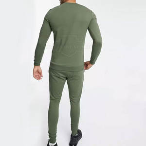 Traje de sudor de talla personalizada para hombre, ropa de uso al aire libre, elegante, bajo pedido mínimo - Product Image 3