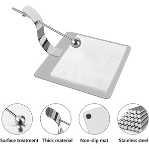 Porta Servilletas de Barra Moderno de Acero Inoxidable con Brazo de Bola con Peso, Base Antideslizante, Diseño Elegante para Bares, Cafeterías, Restaurantes y Hogar - Product Image 5