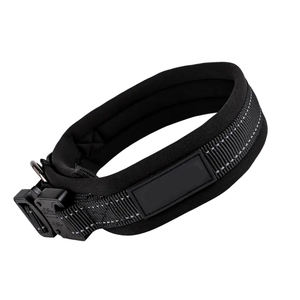Laisse pour chien en nylon de luxe de qualité supérieure, robuste, bande réfléchissante, réglable, design personnalisé, imprimé tactique, personnalisé - Product Image 1