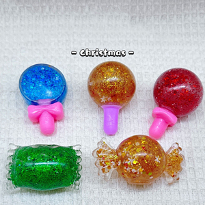 Yeni özelleştirme TPR Glitter Maltose lolipop sıkmak şeker dekompresyon stres giderici stres Fidget oyuncak - Product Image 5