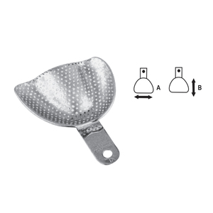 Bandejas de impresión Edentulous Sólido con borde Edentulous Rim Lock Bandeja sólida - Product Image 4