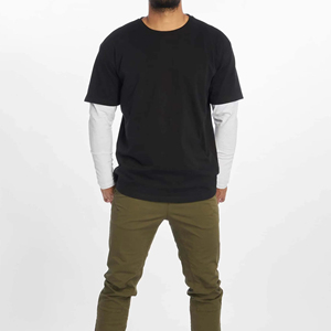 เสื้อ250gsm สองชั้นสำหรับผู้ชายเสื้อแขนยาวสองชั้นแบบเต็มตัวสำหรับเด็กผู้ชาย - Product Image 1