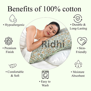 Juego de fundas de almohada lumbar con volantes largos, color amarillo Goldenrod, 20x30, estampado floral a mano, estilo occidental, de algodón, para sofá, dormitorio, casa de campo - Product Image 3