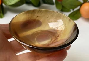Best Quality Horn <b>Bowl</b> and Ceramic Dinnerware <b>Bowl</b> Customized Oval Shaped Natural Buffalo or OX Horn <b>Dough</b> <b>Bowl</b> for Parties - Product Image 4