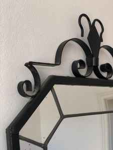 Espejo de mosaico de plata, espejo de mosaico redondo - Product Image 6