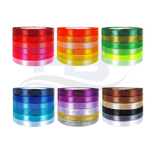 ริบบิ้นผ้าไหมพรีเมี่ยมสำหรับตกแต่งงานแต่งงานแบบชนบทและห่อของขวัญ - Product Image 2