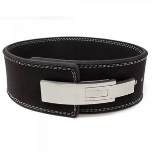 GAF Ceinture de musculation en cuir véritable avec boucle à levier Ceinture de musculation pour haltérophilie - Product Image 2