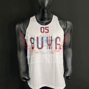 Latest Design Custom Design Good Quality Top Design Basketball Reversible Jersey V Neck Reversible Basketball Jerseys Set - Product Image 1