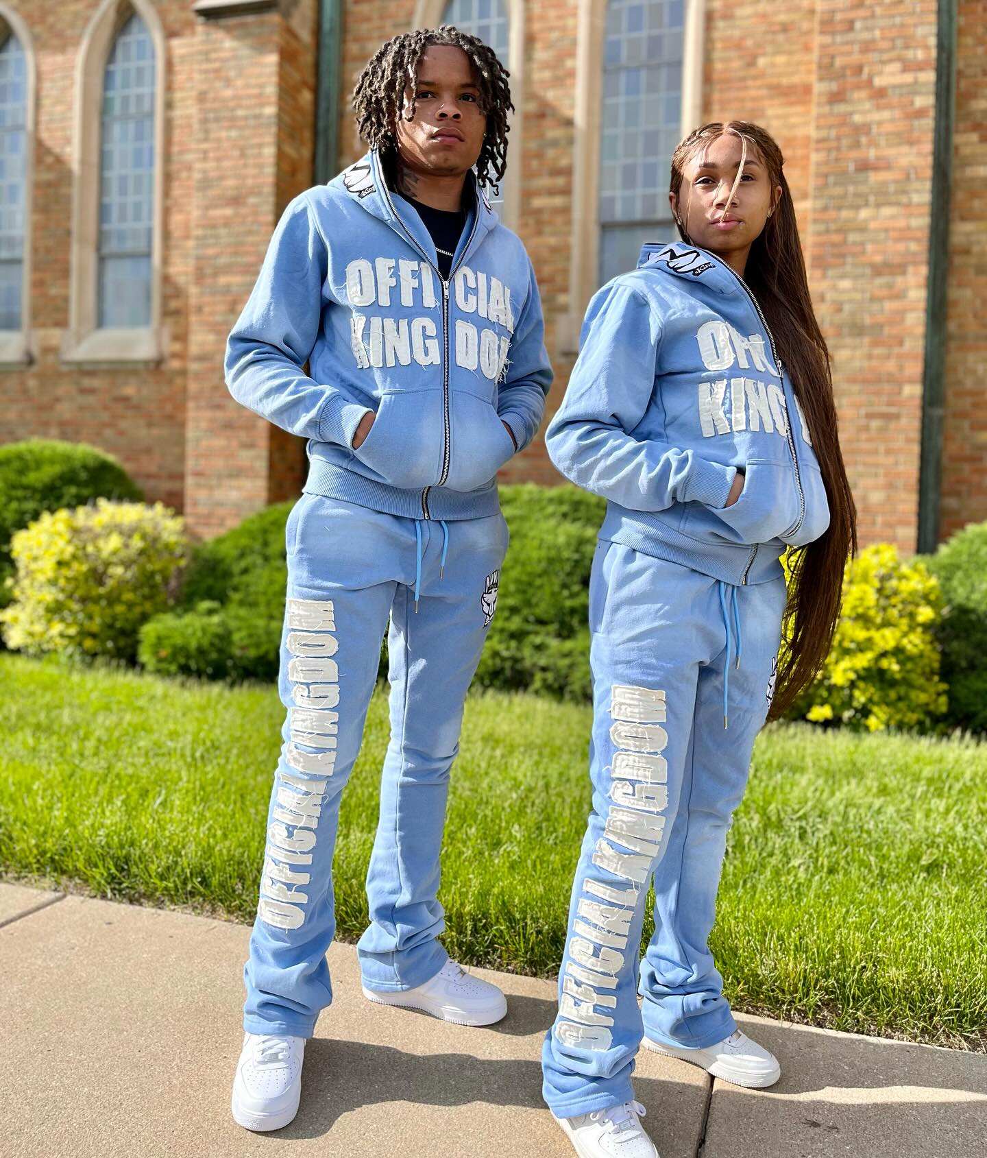 Kalinga Ashok Champion Sky Blue Tie Dye Hoodie Hotel Kalinga