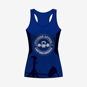 ชุดกีฬาฤดูร้อนสุภาพสตรีซอฟท์บอล Racerback เสื้อระเหิดโลโก้ที่กําหนดเองพอดี Activewear เสื้อกล้ามสําหรับผู้หญิง - Product Image 2