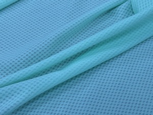Tissu jersey sportif écologique 91% nylon 9% élasthanne simple, poids moyen, extensible, tricoté pour vêtements de sport - Product Image 3