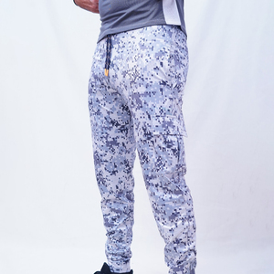 Chándal de patrón sólido con estampado sublimado personalizado para hombre, ropa deportiva de verano transpirable, pantalones de chándal con capucha, conjuntos de Jogger, pantalones Cargo - Product Image 6