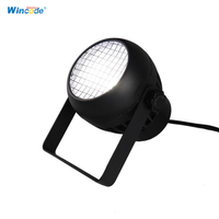 Lampu sorot LED COB 60W bisa Mini, lampu sorot pernikahan warna RGBW putih dingin hangat
