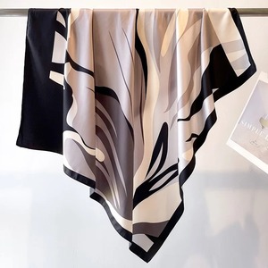 Custom Print Wholesale Print Silk Wrap Premium Pure Silk <b>Scarf</b> for Women Plain <b>Satin</b> Silk Lightweight Neck Wrap Soft Touch <b>Scarf</b> - Product Image 4