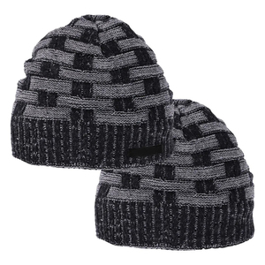 Gorros Personalizados con Logotipos Bordados, Gorros de Poliéster/Algodón, Gorros de Invierno Gruesos de Punto, Gorros Jacquard Resistentes al Viento - Product Image 2