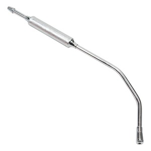 Cánula de Succión Dental Manual de Acero Inoxidable Quirúrgico de 4 mm para Succión de Senos Paranasales - Product Image 2
