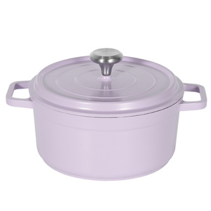 <span class=keywords><strong>Ollas</strong></span> y Sartenes de Cocina de Aluminio Esmaltado Verde y Rosa Modernas, Olla de Cocina Esmaltada - Product Image 4