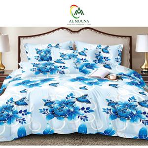 Juego de sábanas con estampado de microfibra no tejida de poliéster 100% de primera calidad | Resistente a la decoloración Resistente a las arrugas Todas las estaciones - Product Image 1