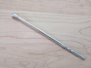 Cuillère à cocktail en acier inoxydable de qualité supérieure, manche torsadé avec extrémité de pilon, parfaite pour un mélange fluide, utilisation à domicile ou au bar - Product Image 4