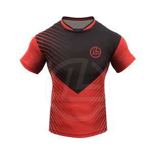 Kit complet de rugby pour équipes de compétition avec tissu de performance à séchage rapide, maillot de rugby sur mesure avec short assorti - Product Image 2