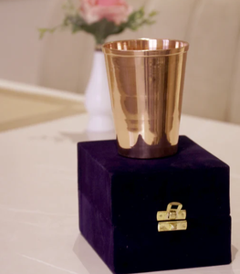 แก้วน้ำทองแดงพร้อมกล่องของขวัญกำมะหยี่ - Product Image 3