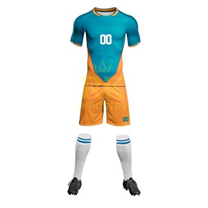 ชุดเสื้อฟุตบอลใส่ได้ทั้งชายและหญิงชุดเสื้อฟุตบอลผ้าโพลีเอสเตอร์ระบายอากาศได้ดีกันแบคทีเรียคุณภาพสูง - Product Image 3