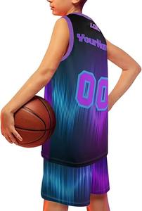 Uniformes de basket-ball d'équipe personnalisés en sublimation, 100% polyester, séchage rapide, respirant, maillots roses pour hommes et femmes - Product Image 5