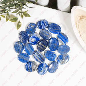 Pierres de méditation naturelles faites à la main en quartz et lapis-lazuli, écologiques, couleur bleue, pour la décoration, le massage et comme pierre de poche - Product Image 3