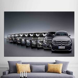 Lienzo de la Serie E de Mercedes Benz: Elegante Impresión Artística Personalizada para Pared de Garaje, Lienzo Enrollado - Product Image 1