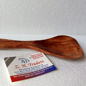 Juego de cucharas de madera de Neem tradicional 100% utensilios de cocina de madera de Margosa natural para cocina saludable y uso diario en la Mesa - Product Image 1