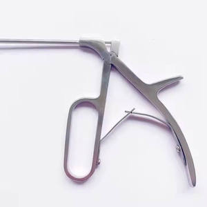 Fórceps laríngeo indirecto de alta calidad con instrumentos ENT de tres cabezas Instrumentos quirúrgicos de laringoscopia de acero inoxidable - Product Image 4