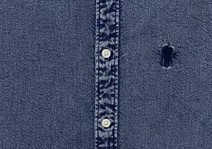 เสื้อยีนส์ผ้าฝ้าย100% สำหรับผู้ชาย, เสื้อโครงสร้างด๊อกบี้ระบายอากาศได้ดีเสื้อลำลองกันรอยยับ - Product Image 3