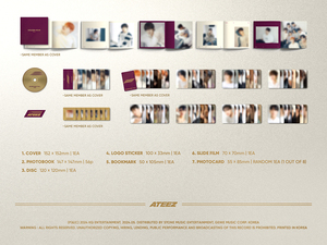 ATEEZ - [ GOLDEN HOUR : PART.1 ] 10ème mini-album (version DIGIPACK) Album KPOP Best Seller en Corée - Product Image 5