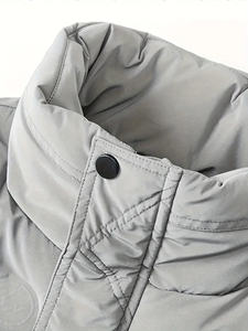 แจ็กเก็ตบอมเบอร์สำหรับผู้ชายเสื้อแจ็กเก็ตบอมเบอร์ทำจากวัสดุที่ดีที่สุดออกแบบได้ตามต้องการชุดลำลองมีไซส์ใหญ่พิเศษและคุณสมบัติกันน้ำสำหรับฤดูหนาว - Product Image 2