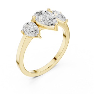 10K Oro Diseño Tradicional Anillo Mujer - Product Image 6