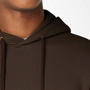 Sweats à capuche pour hommes de haute qualité avec logo/impression personnalisés, capuche réglable, couleurs unies tendance, sweats à capuche surdimensionnés pour hommes 2026 - Product Image 3