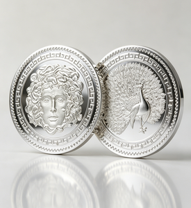 Moneda Conmemorativa Medusa Peacock, Moneda de Metal con Efecto Espejo, Mitología Griega, Moneda Coleccionable, Recuerdo Decorativo, Moneda de Regalo - Product Image 6
